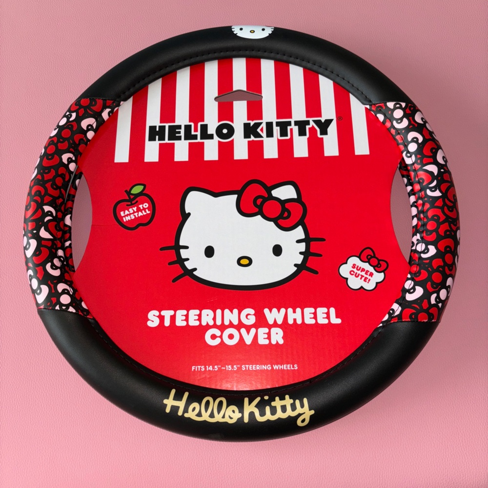 Hello Kitty by Sanrio Kawaii Steering Wheel Cover NWT